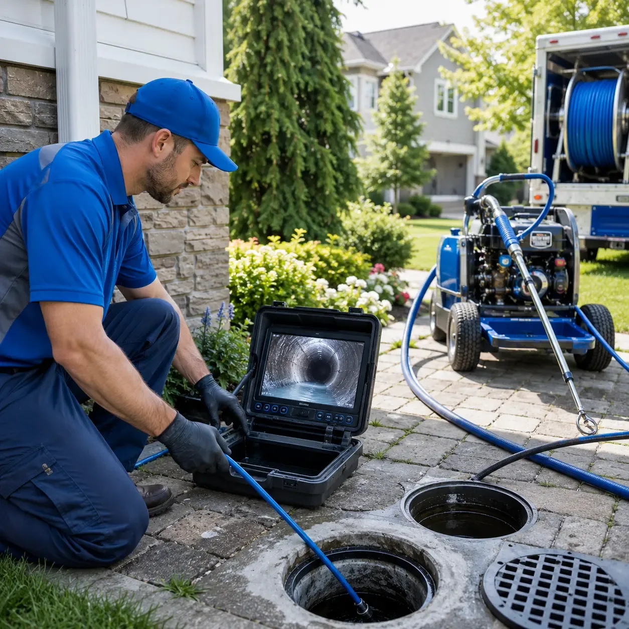 Outdoor drain cleaning professionals serving Brodhead, WI