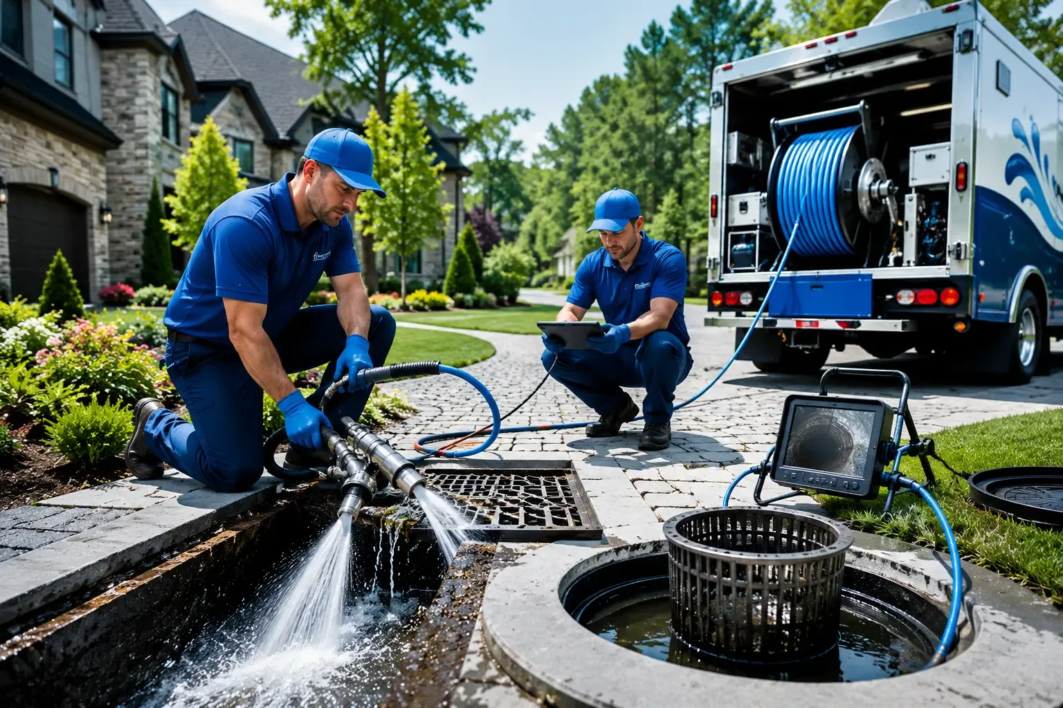 Local outdoor drain cleaning professionals in Brodhead, WI