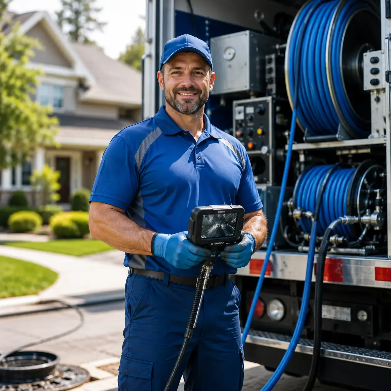 Local outdoor drain cleaning specialists in Brodhead, WI